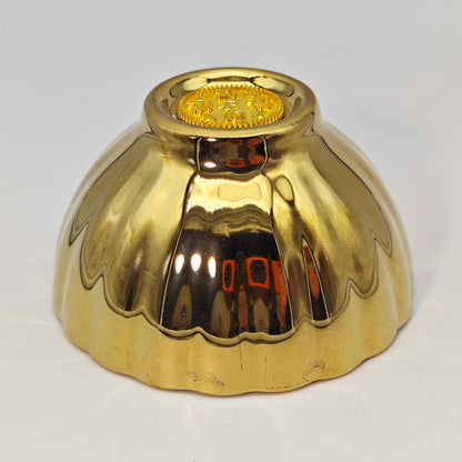 Lucky gold powder lotus cup, container, water cup, cup, tea cup, collectible ornament.