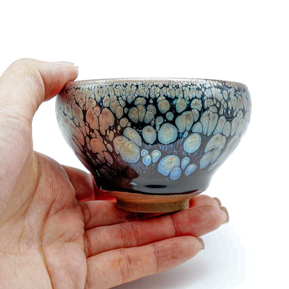 Blue oil-drop Jianzhan tea cup/water cup.